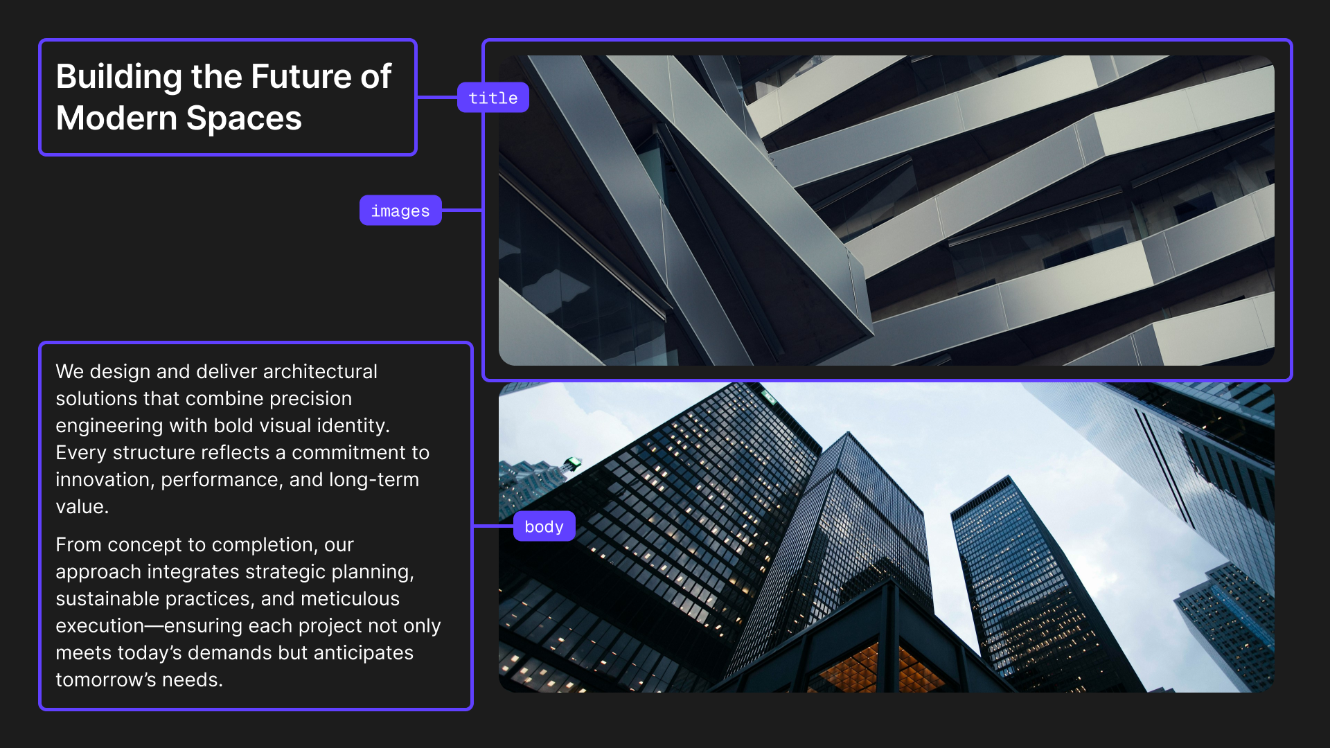 Content with Image template