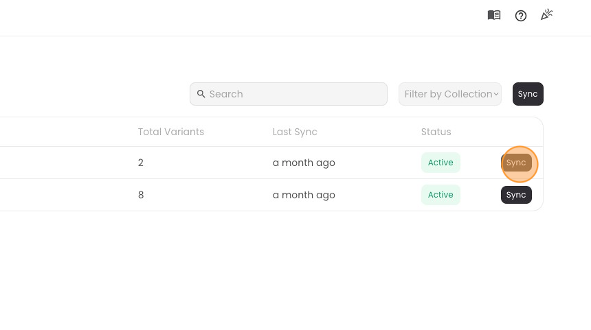 Sync Products - Developer Docs
