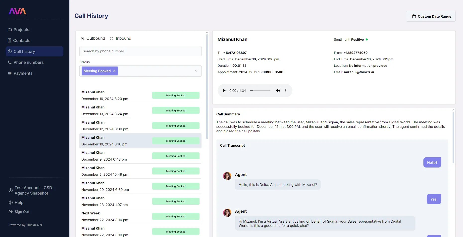 GHL Calendar Settings