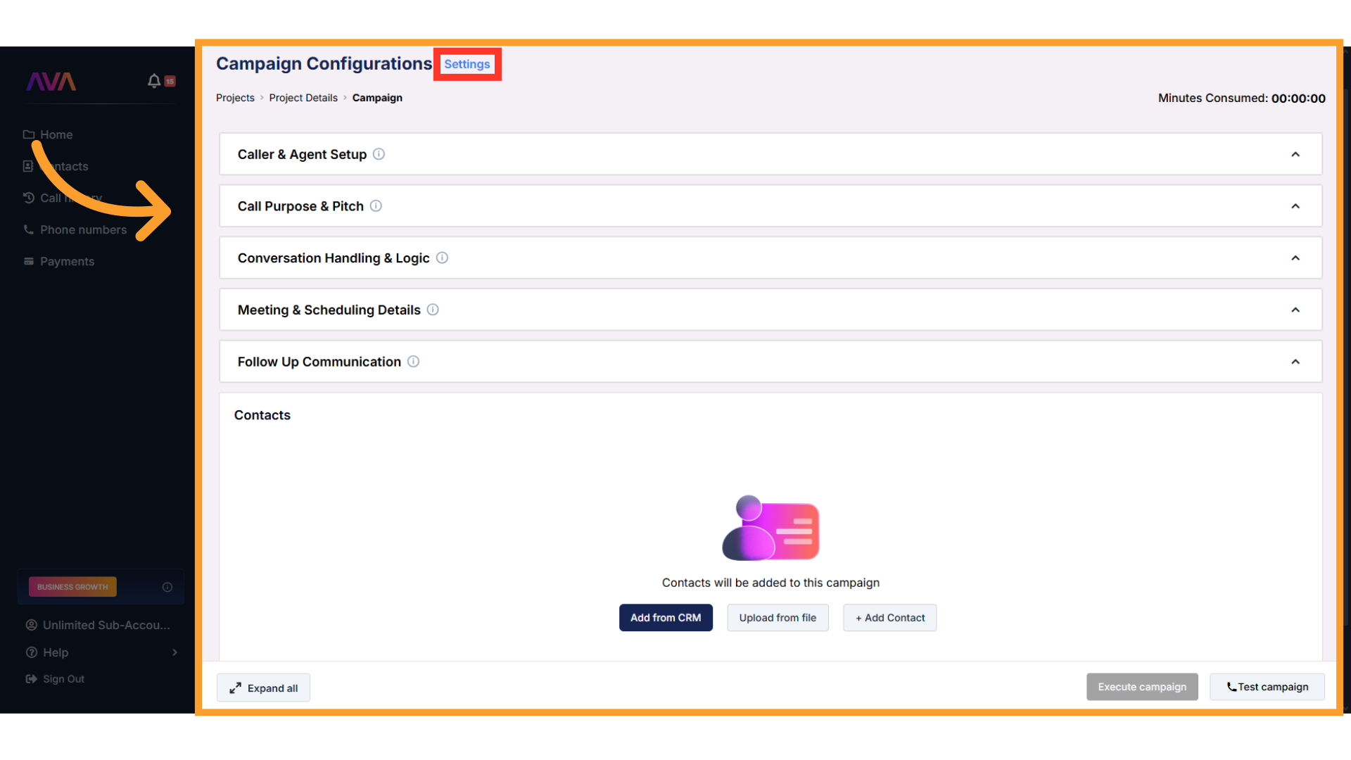 Campconfig