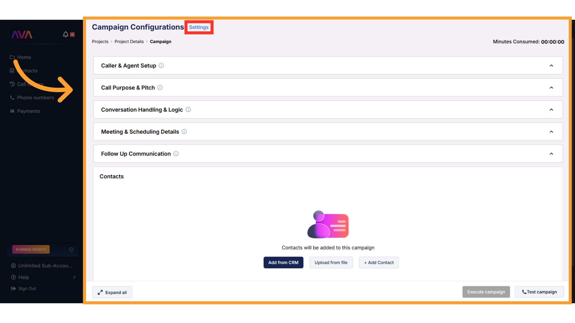 Campconfig