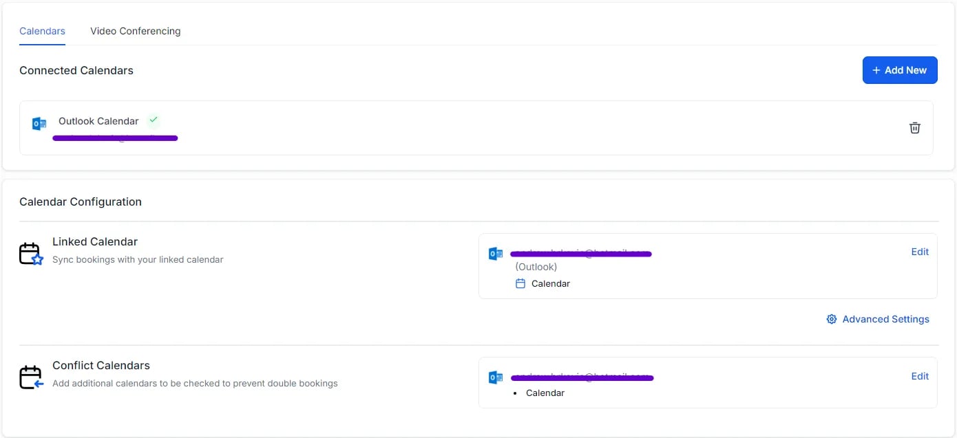 GHL Calendar Settings