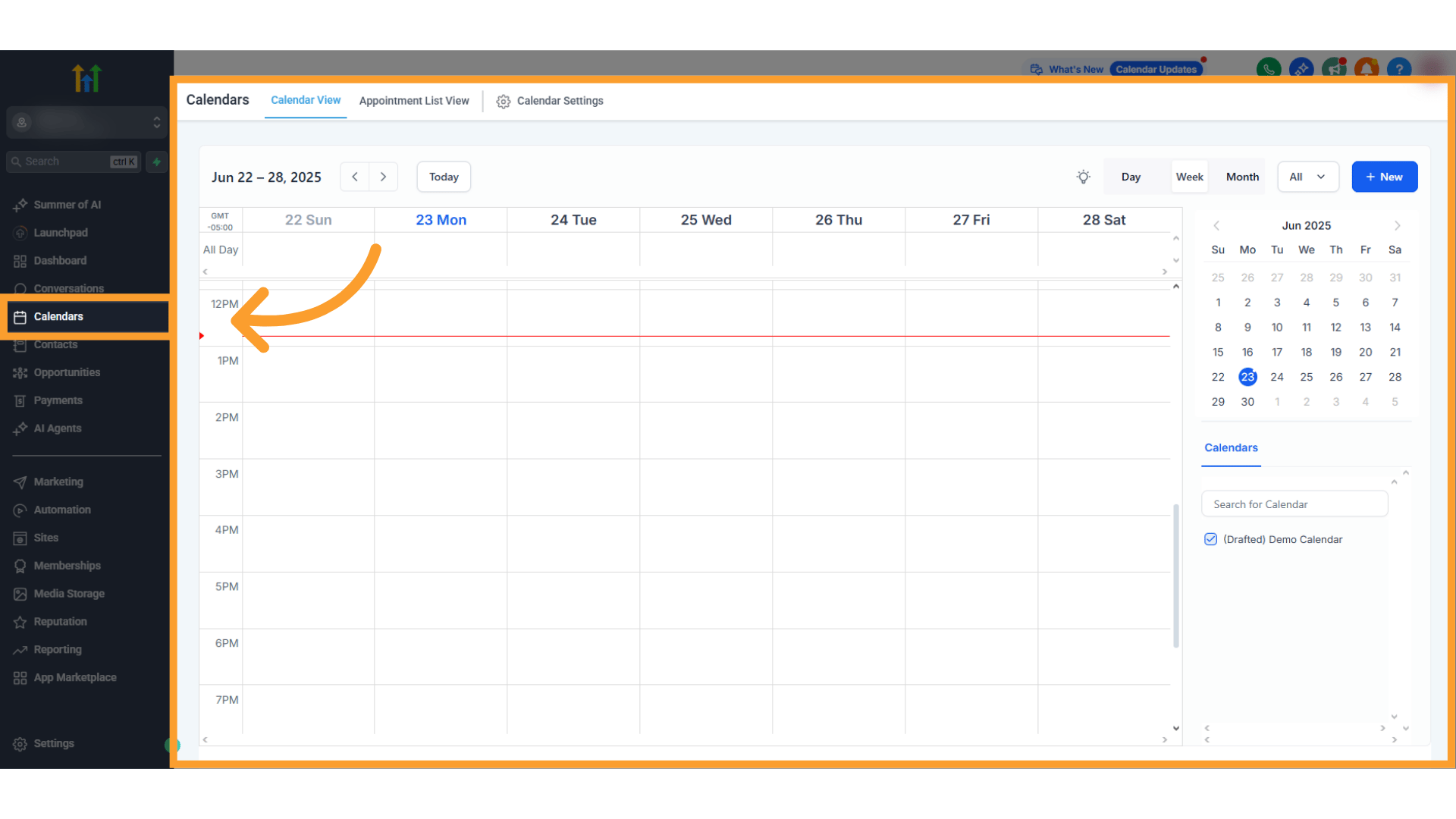 Calendar Demo Pn
