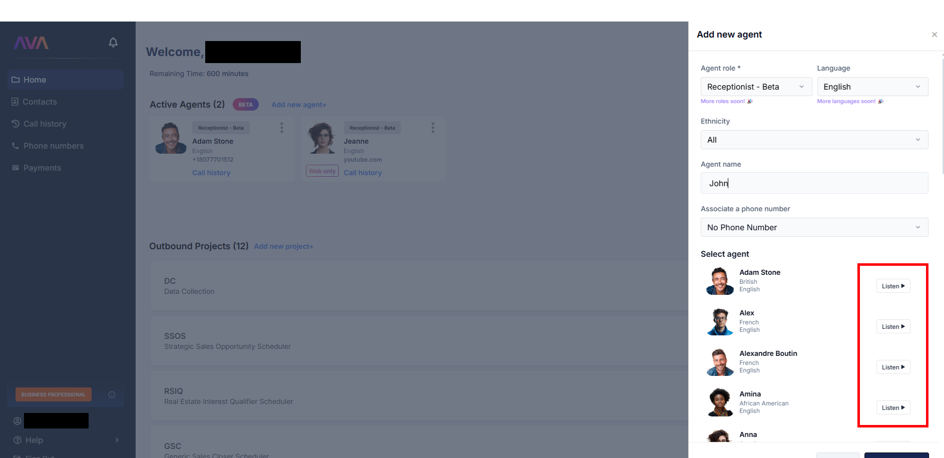 Addnew Agent Pn