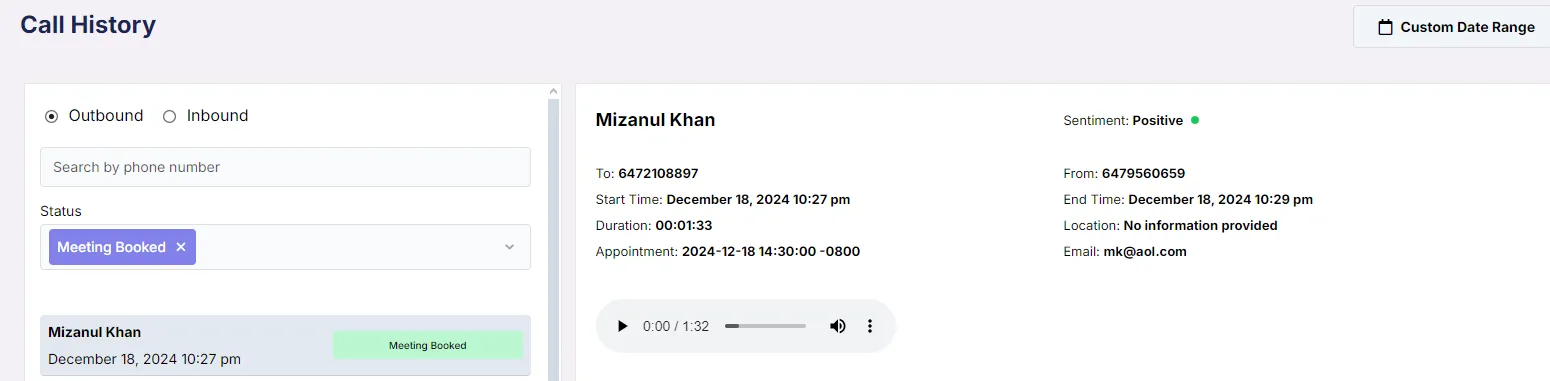 Inbound Agent Configuration