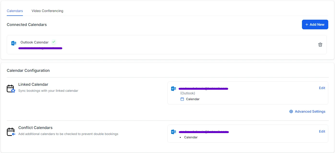 GHL Calendar Settings