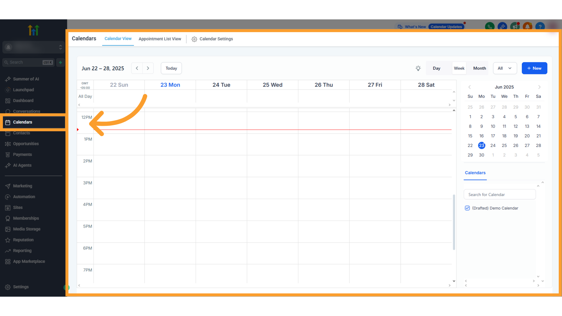 Calendar Demo Pn
