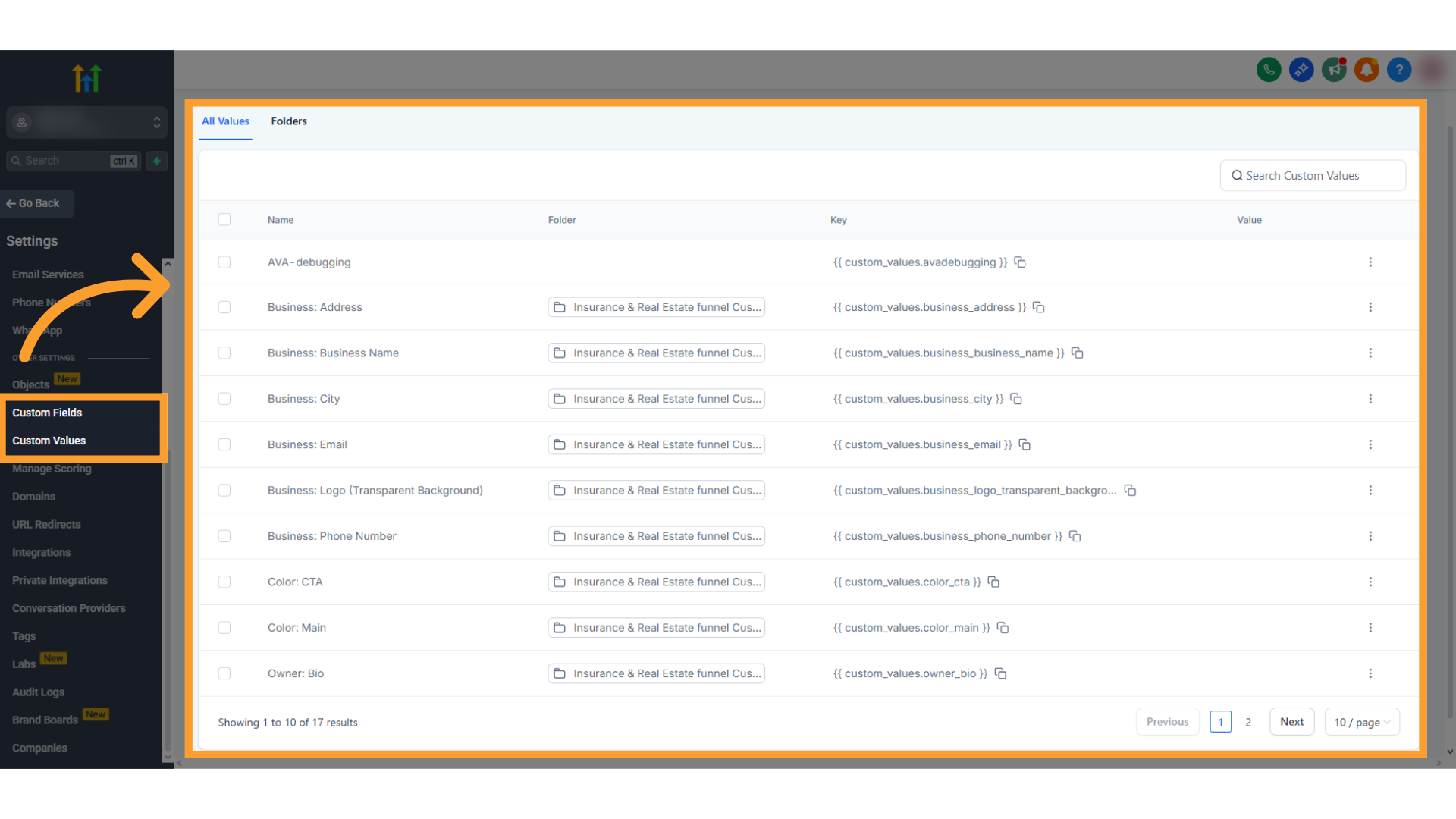 Custom Fields Pn