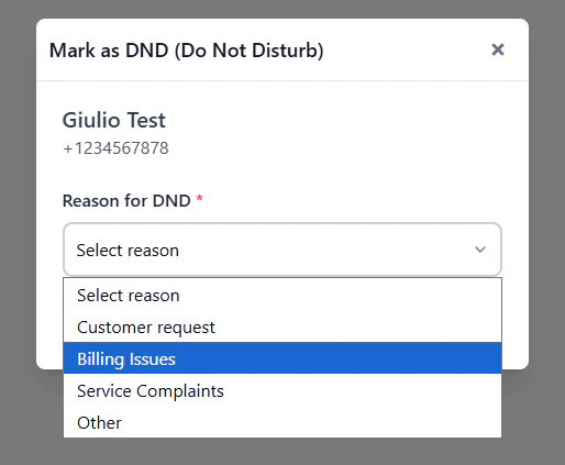 Blockreason