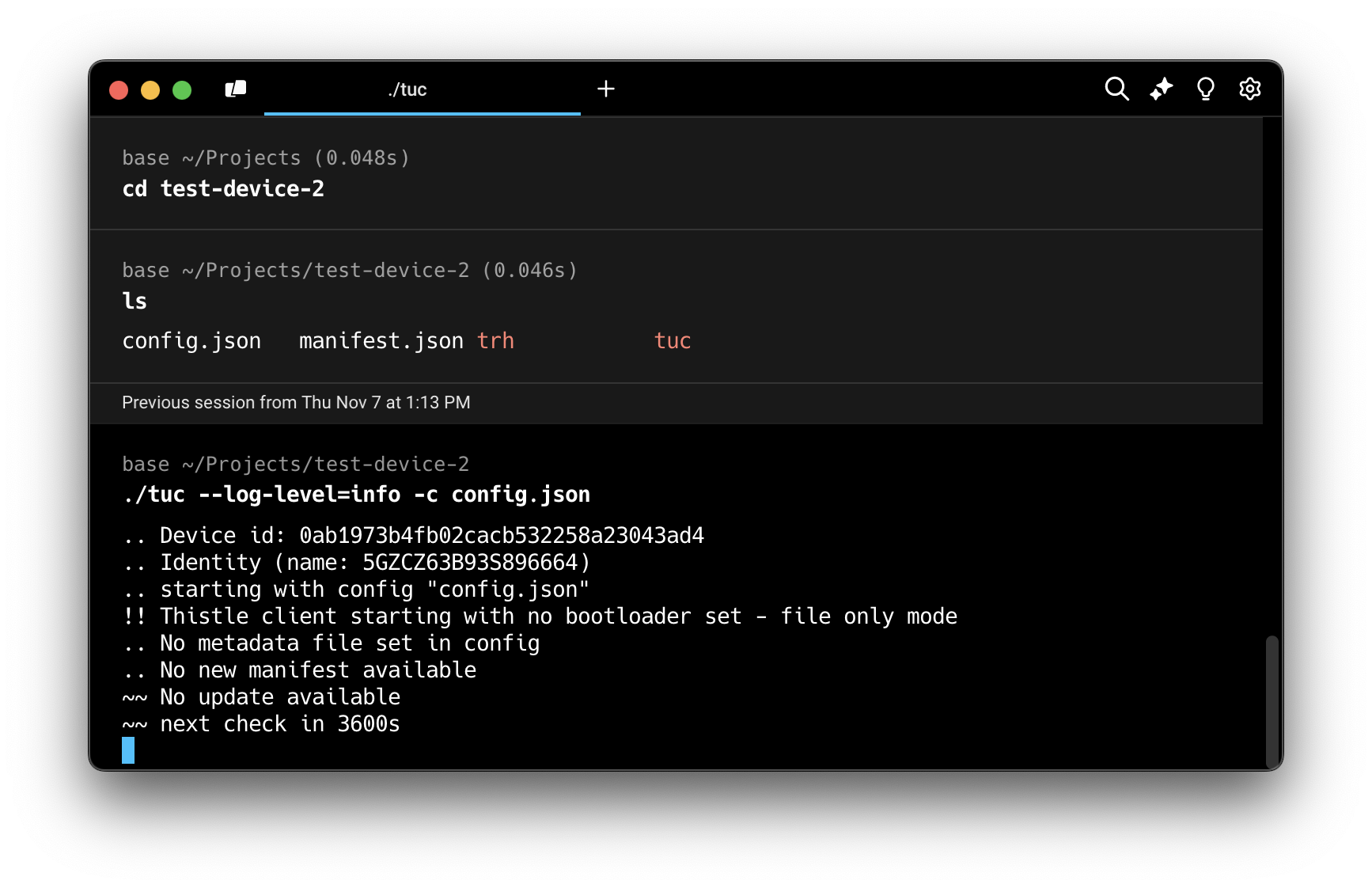 Thistle Developper Tools
