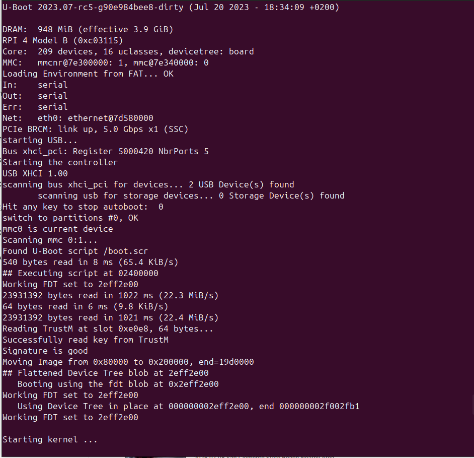 TVB U-Boot Success