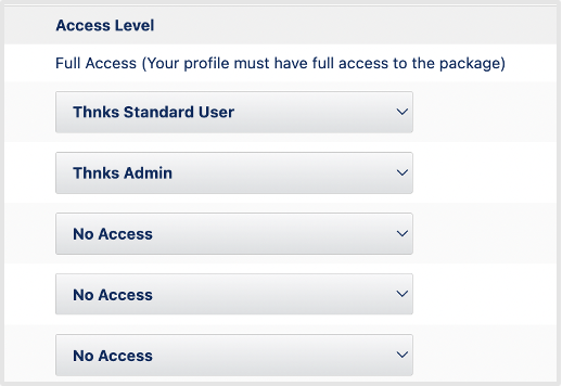 Access Levels