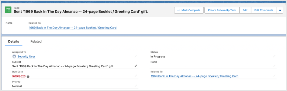 Thnks Creation Flowchart
