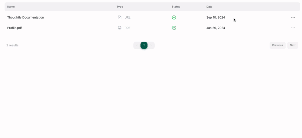 Deleting a Data Source