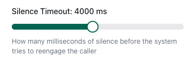 Silence Timeout