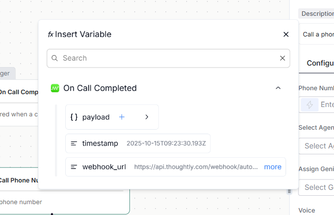 Automation data picker
