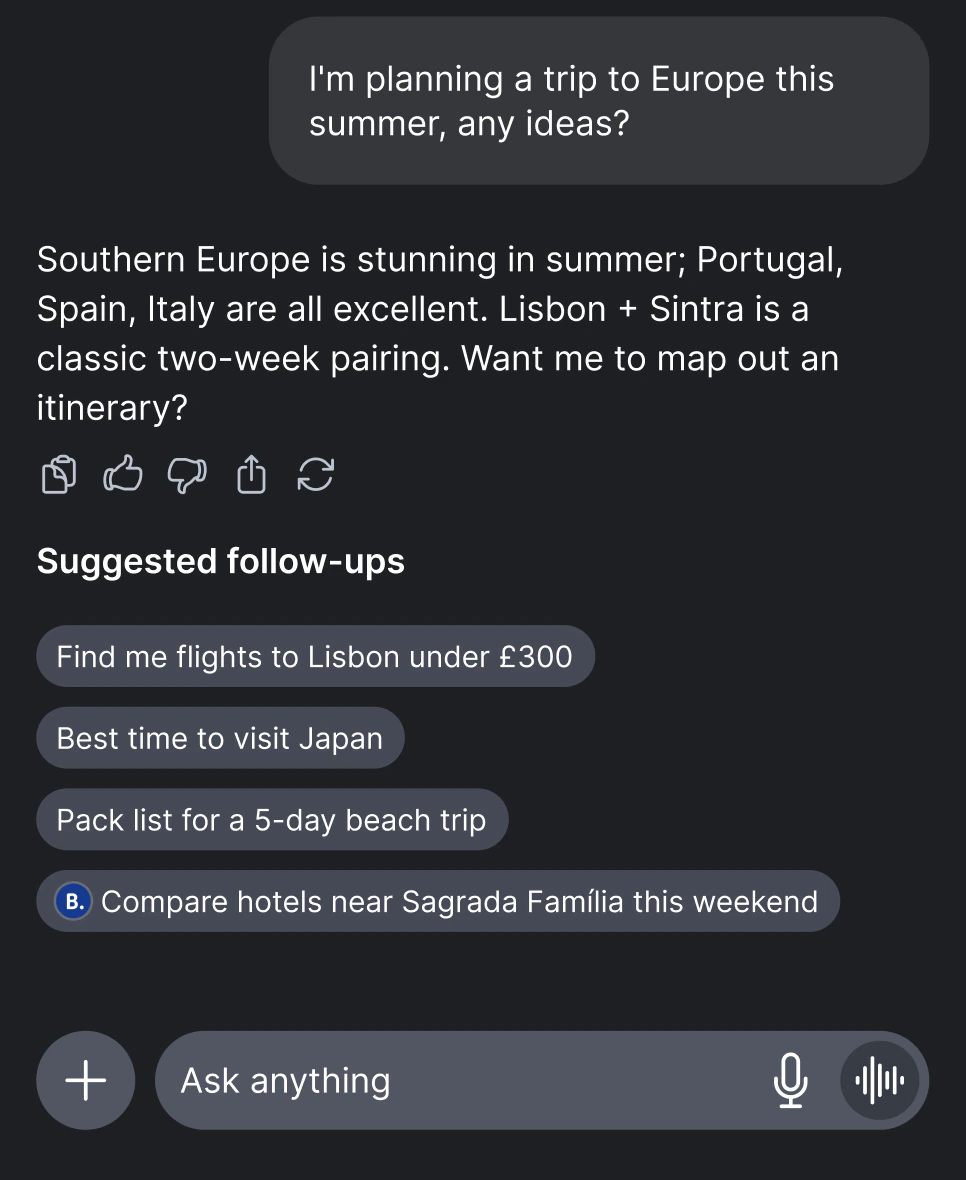 Sponsored prompt example