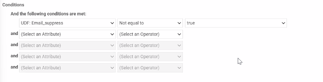 Workflow rule condition set to not equal to True