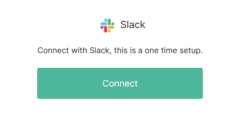 Slack tile on the Integrations page of the Thread Admin Panel with a Connect button