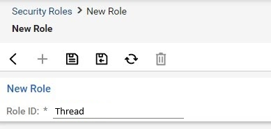 Role ID field for a new security role in ConnectWise