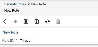 Role ID field for a new security role in ConnectWise