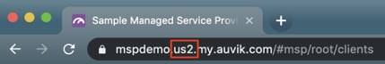 Auvik integration connection form in Thread