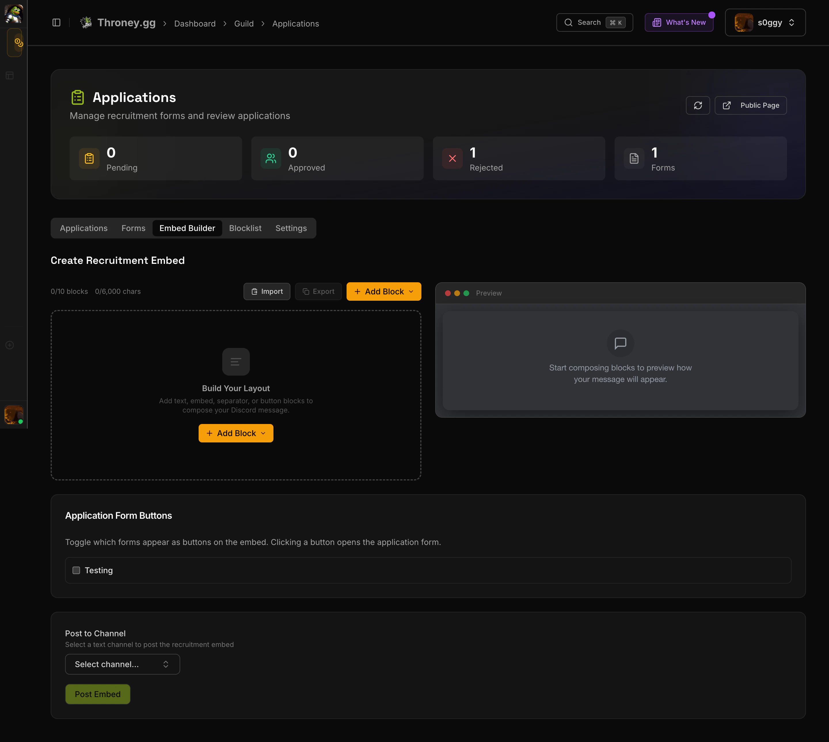 Embed Builder