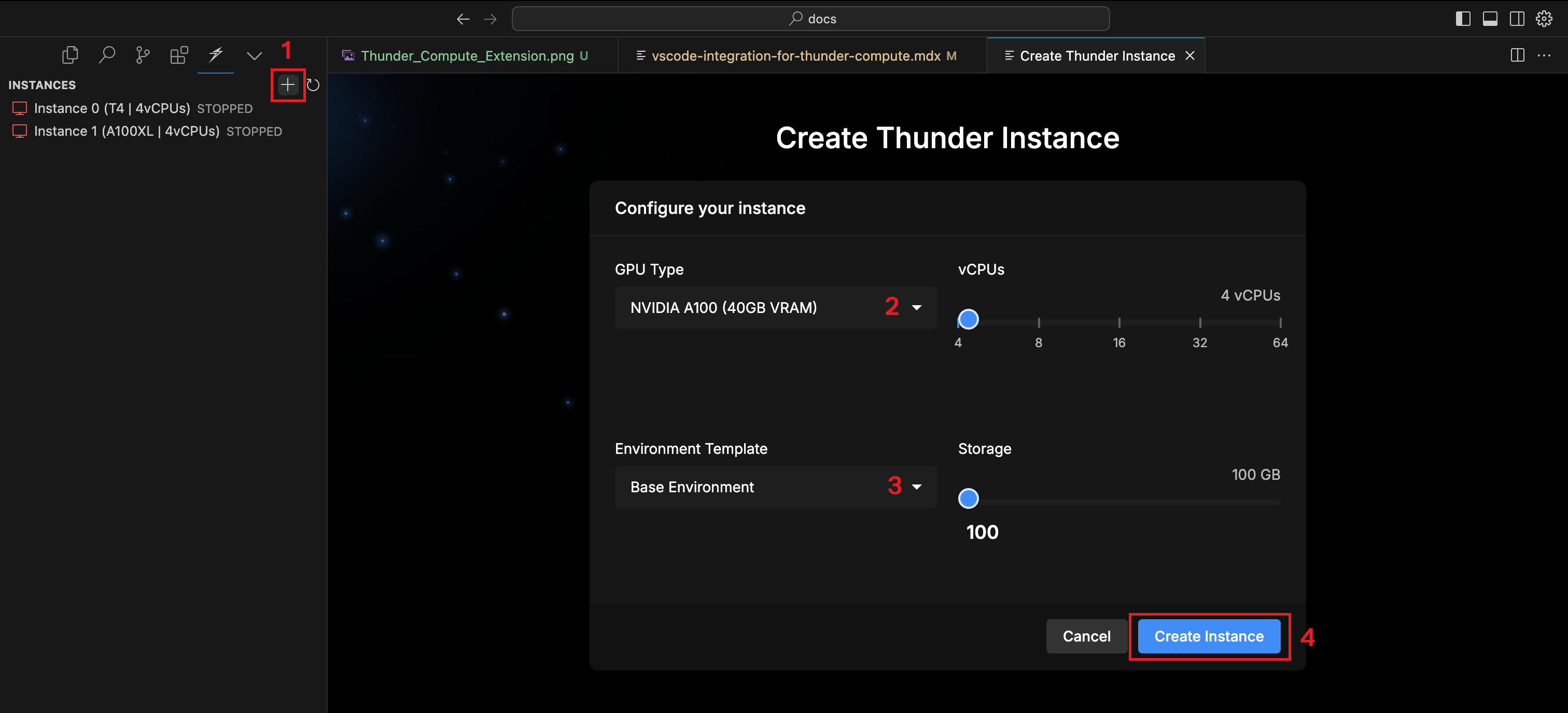 Create Instance