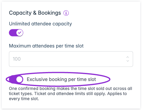 Exclusive booking enabled for every Santa's grotto time slot