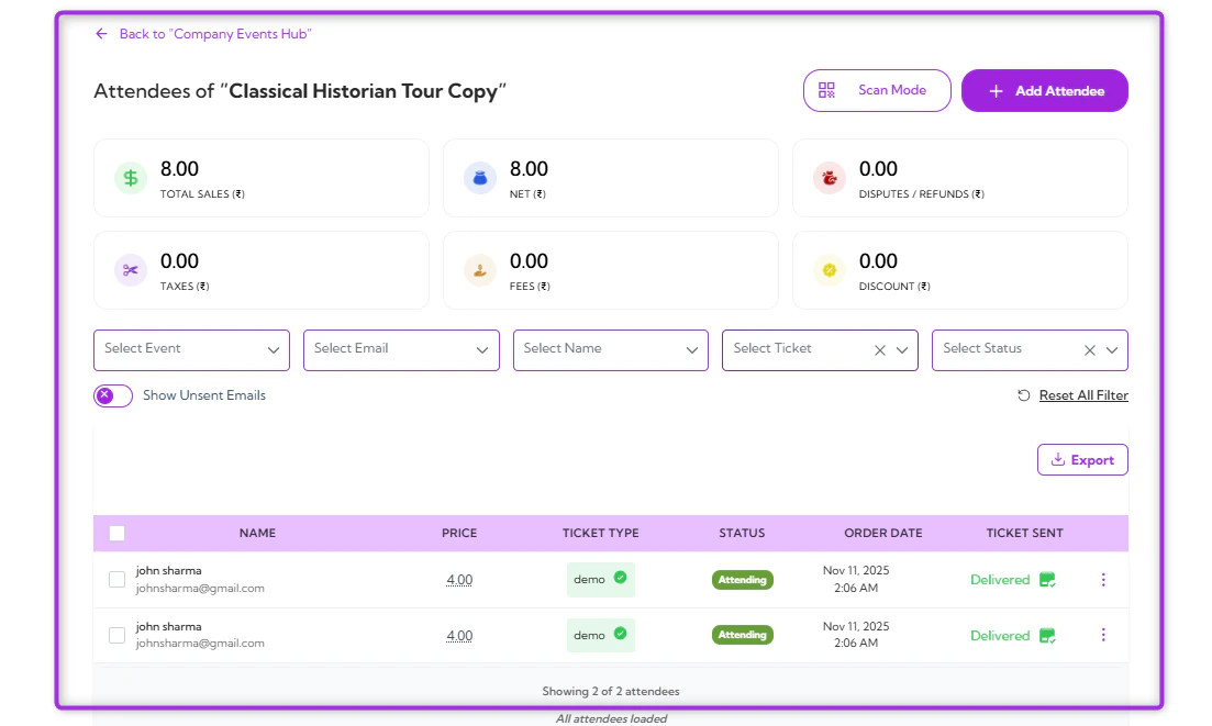 manage-attendee-dashboard