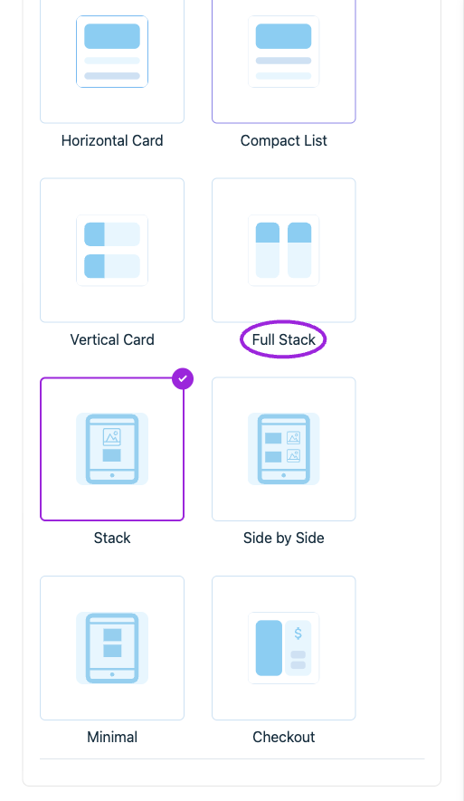 Choose the phone layout independently from desktop. Use Mobile Preview to inspect the result before checking your installed widget.