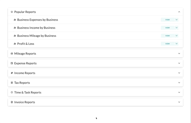 Report Dashboard Demo of custom styling