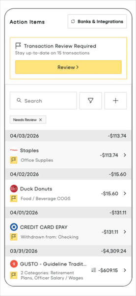 Mobile Expense Dashboard Demo