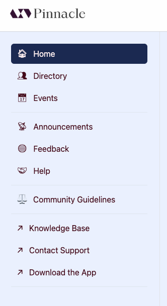 Site sidebar