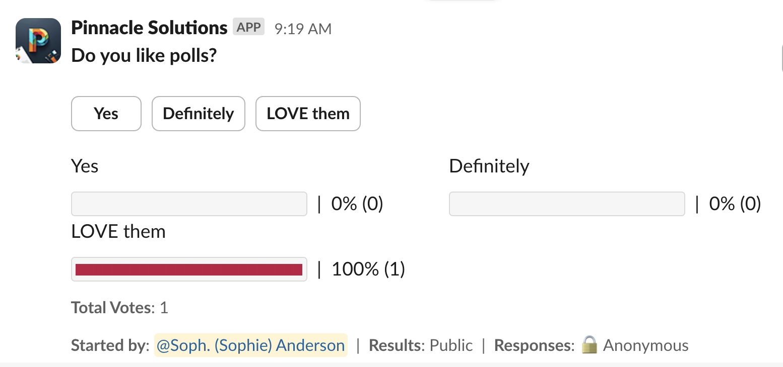 Polls example