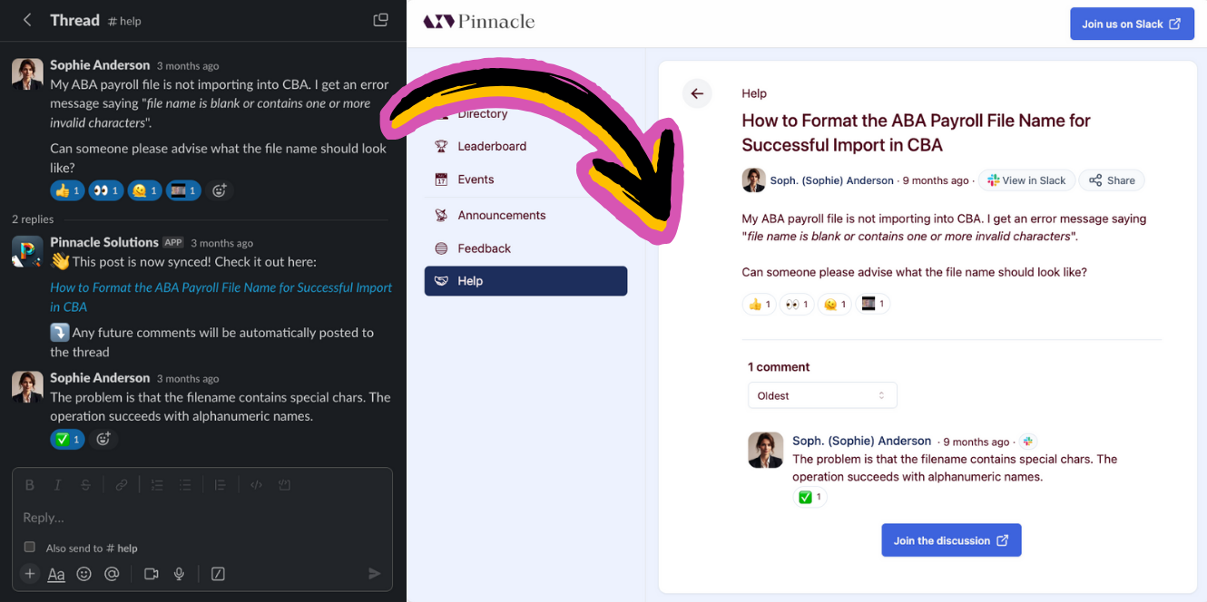 Tightknit Syncs Slack Content to the Companion Site