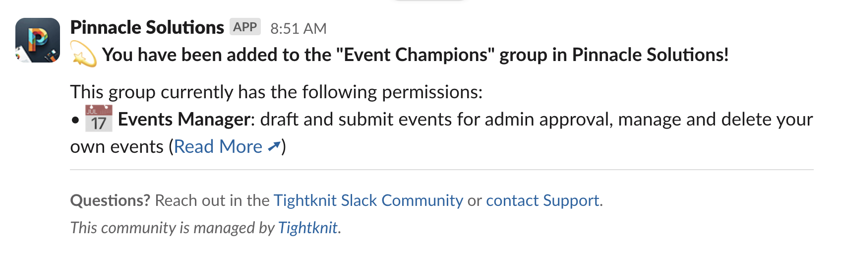 Group Membership DM