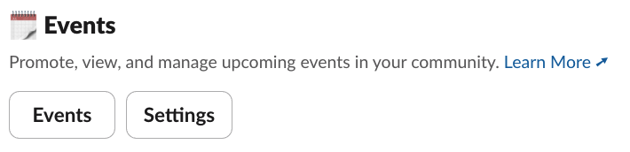 Events Module