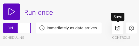 Slack notification message