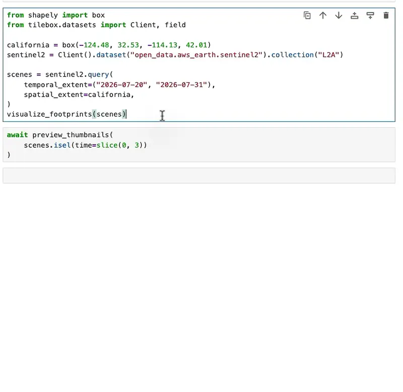 Query sentinel-2 dataset with custom filters on cloud_cover