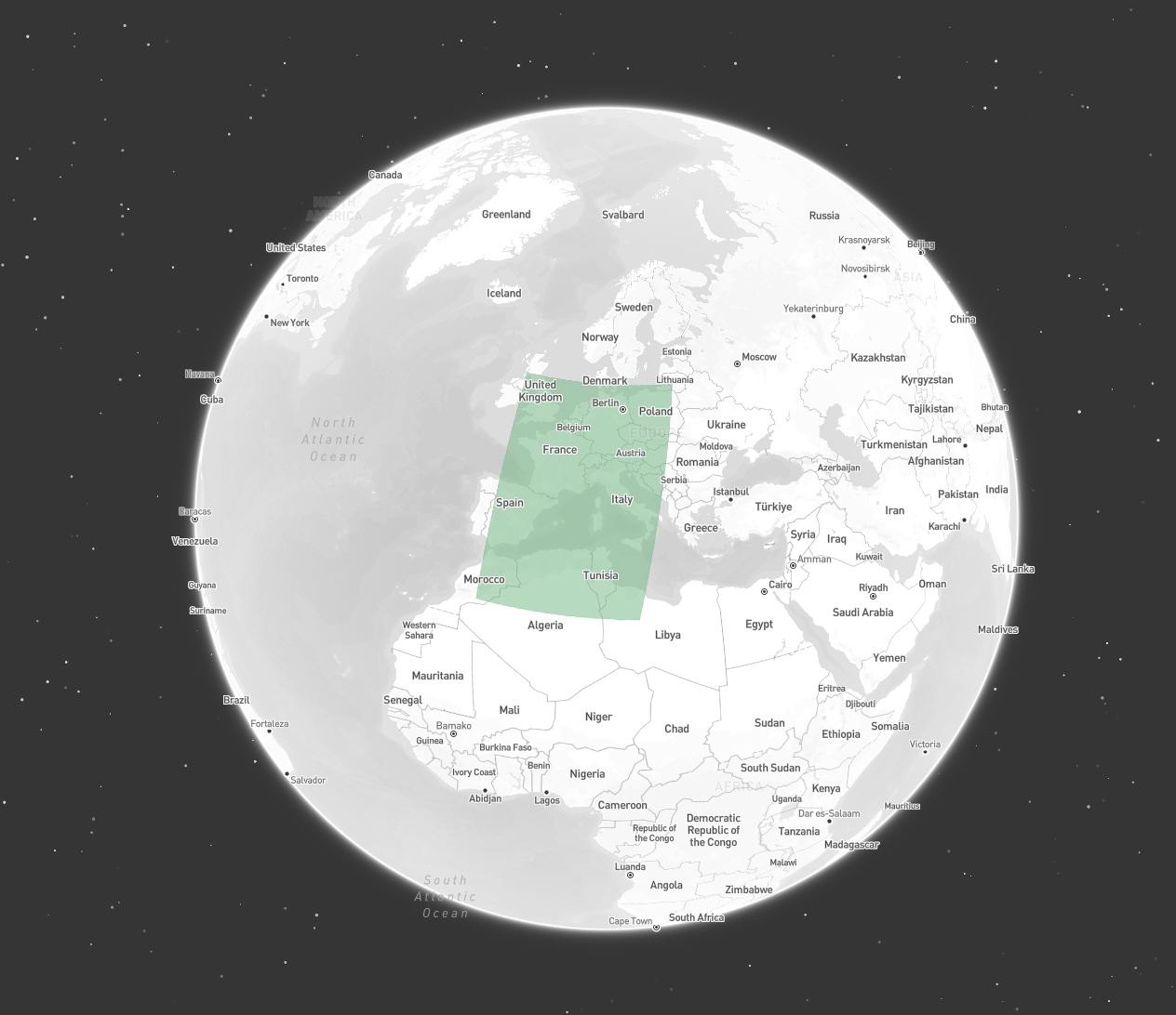 Polygon over Europe with correct winding order