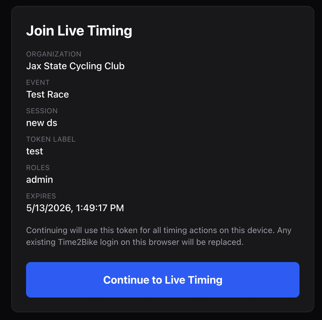 Join page