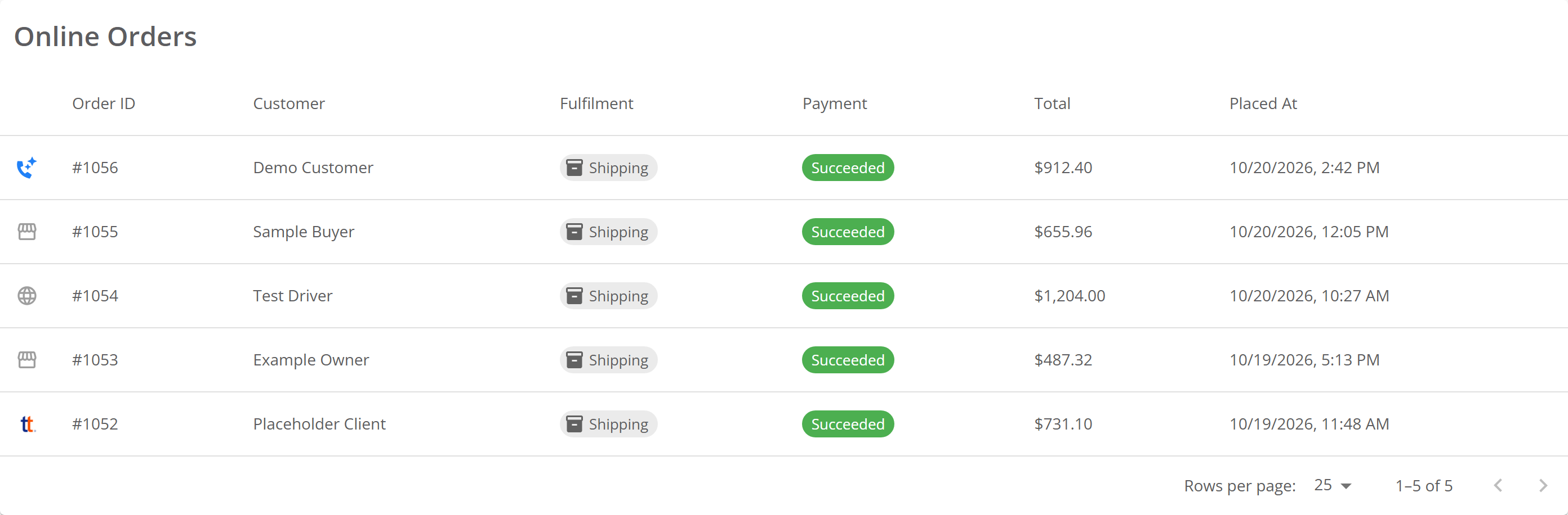 Order sources - TireTutor Help Center