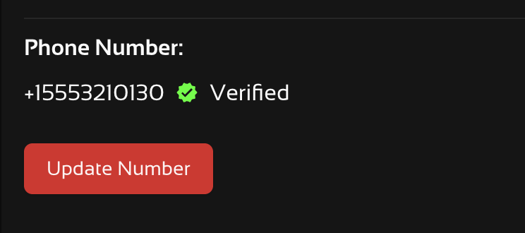 Update number Update number