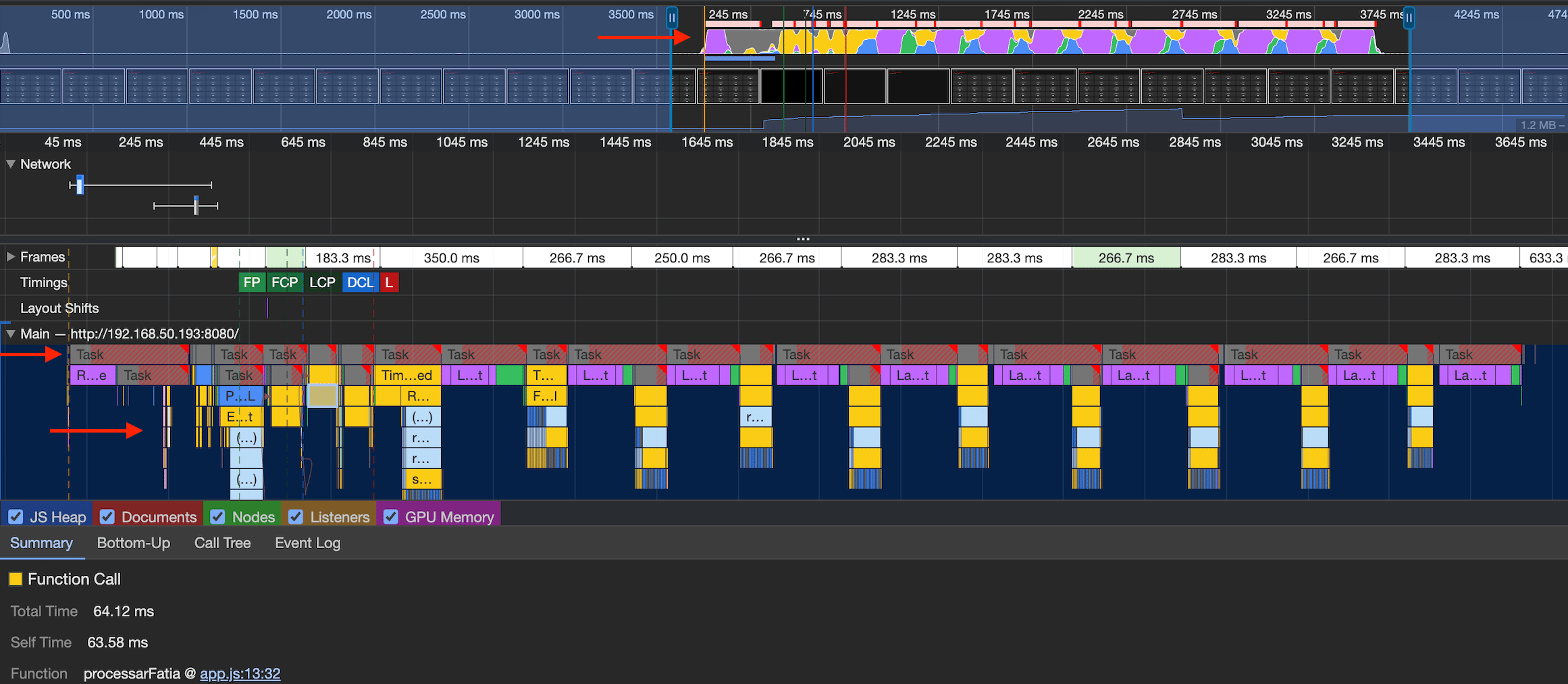 Chunked Yielding in DevTools