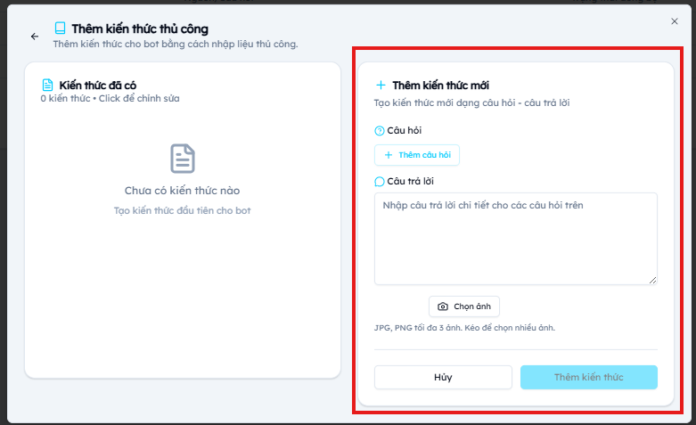 Huấn luyện thủ công