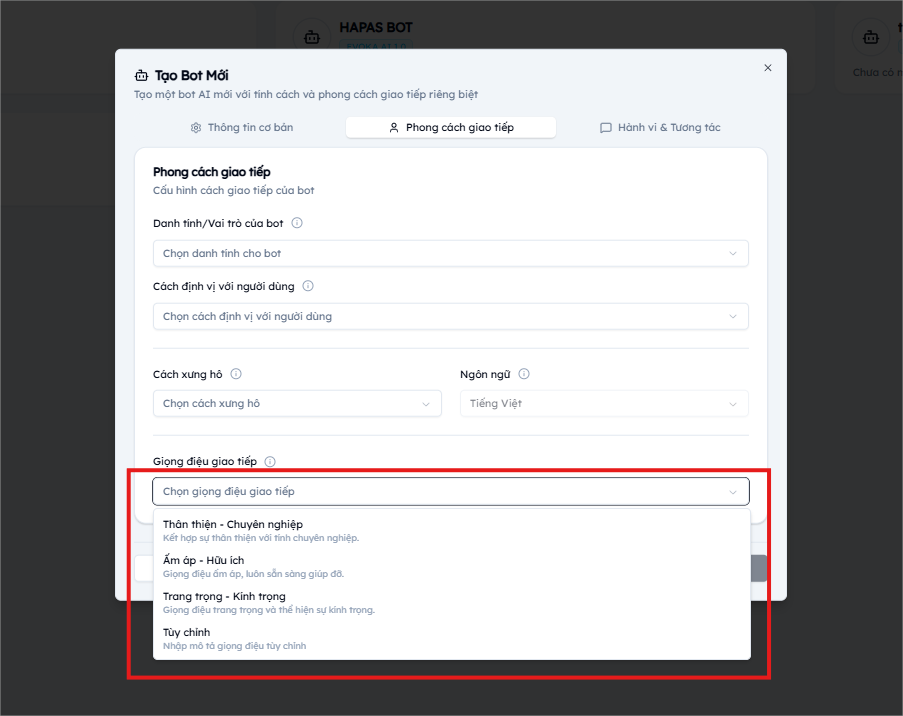 Giọng điệu giao tiếp