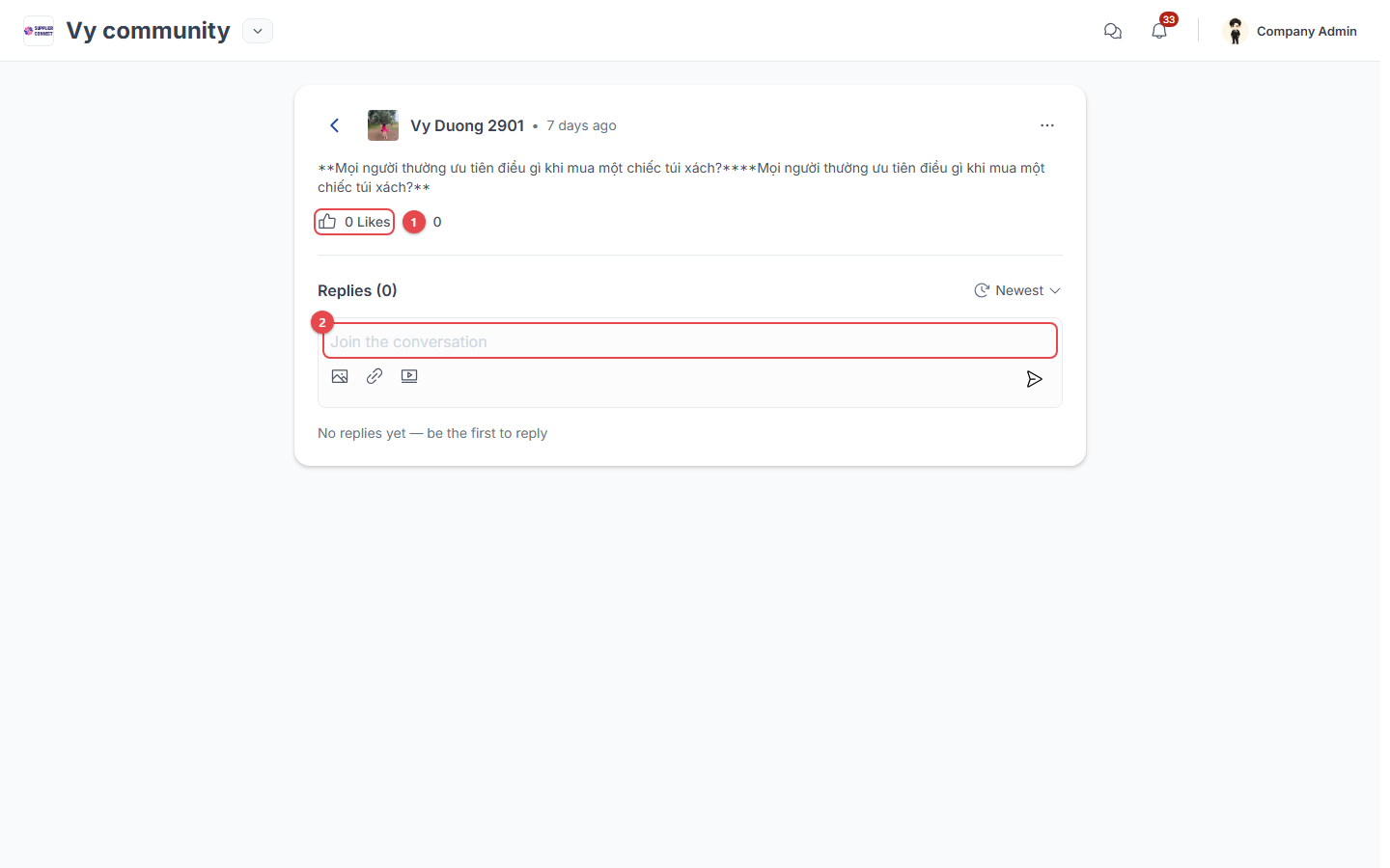 Thread page
