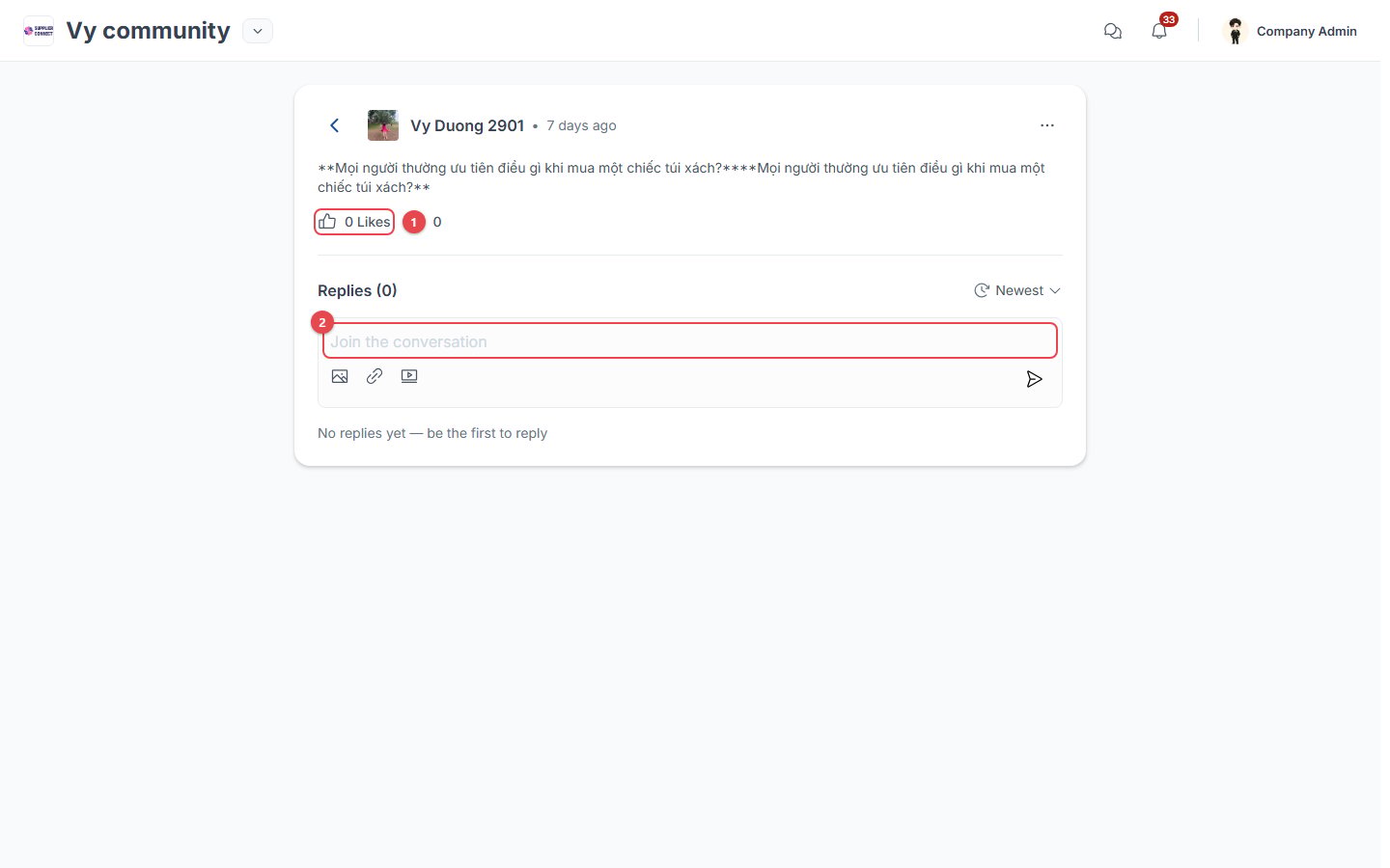 Thread page