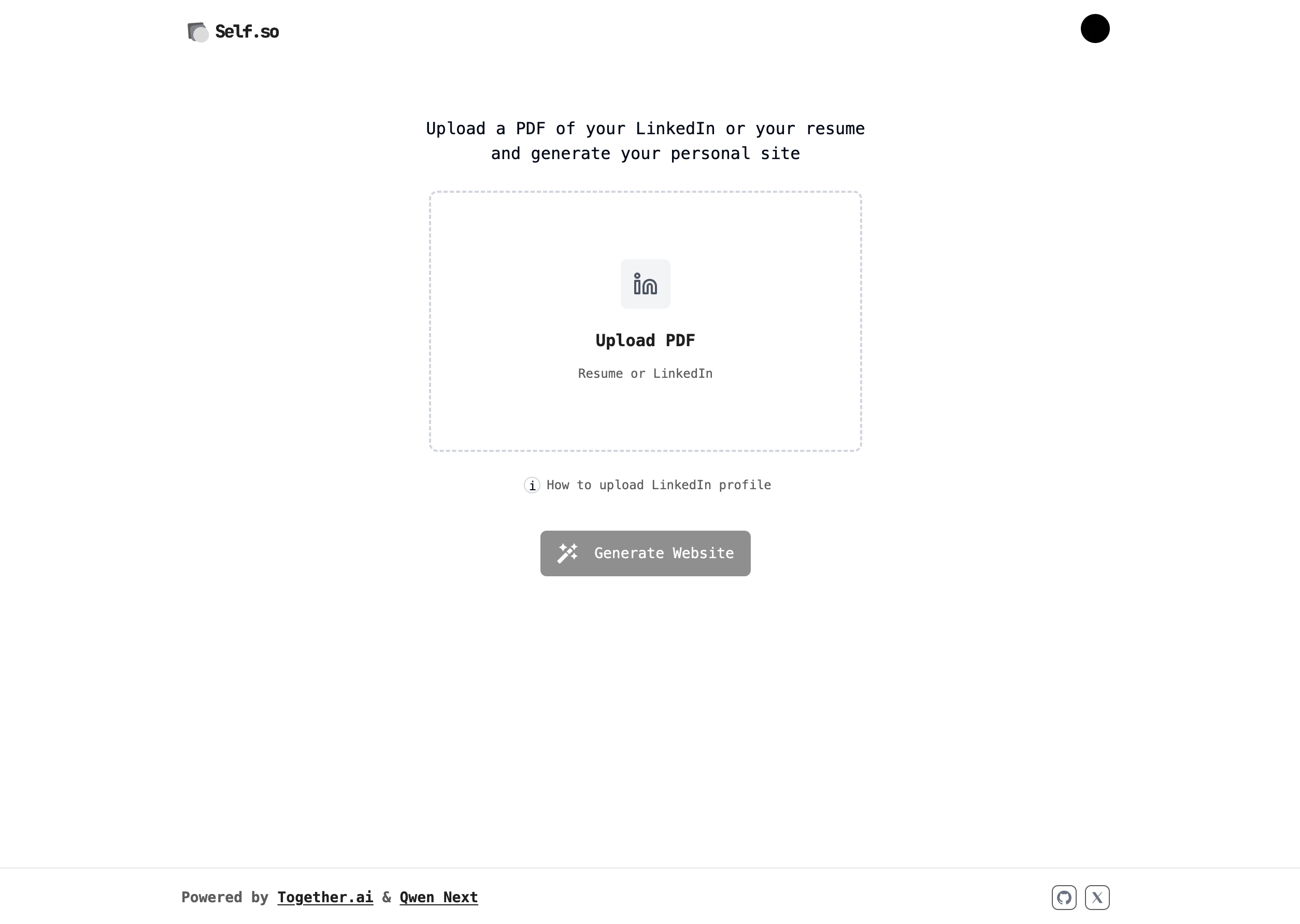 The Self.so resume upload pipeline